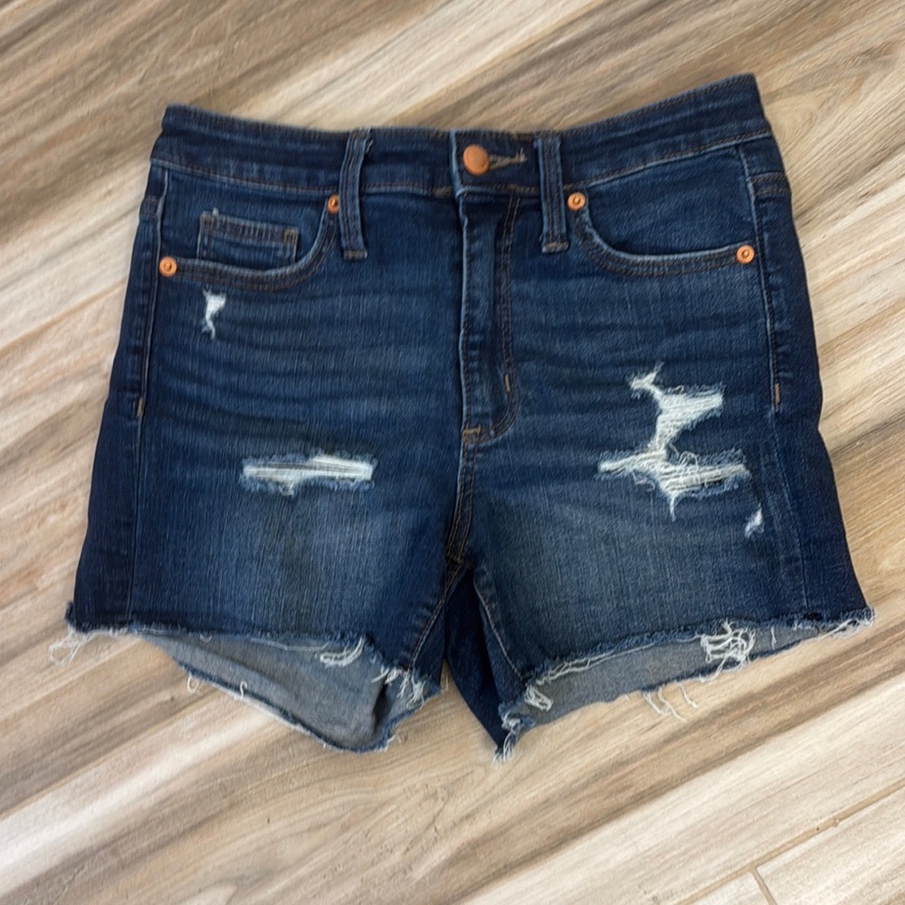 Denim Distressed Women's Shorts